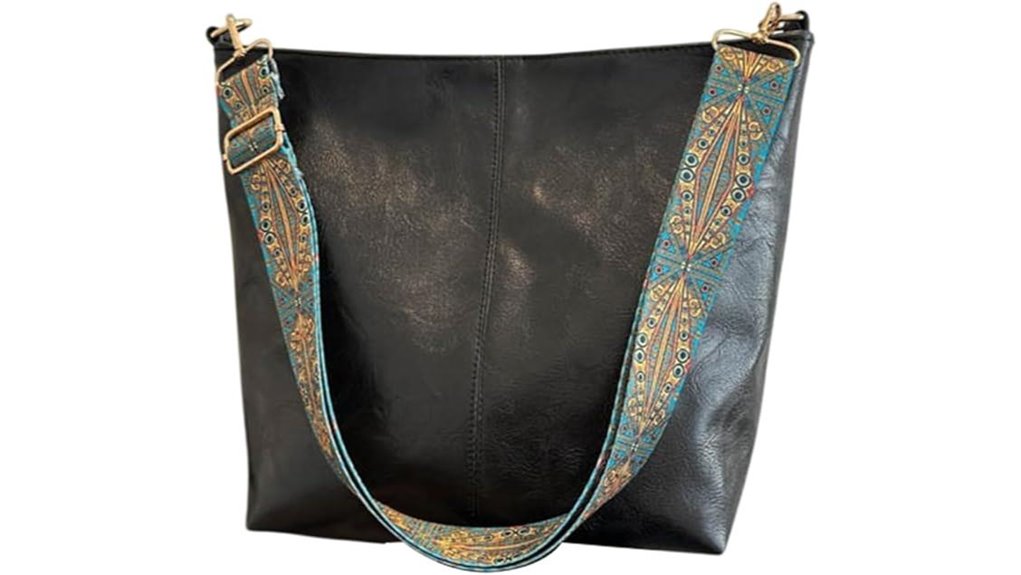 black vegan pu hobo