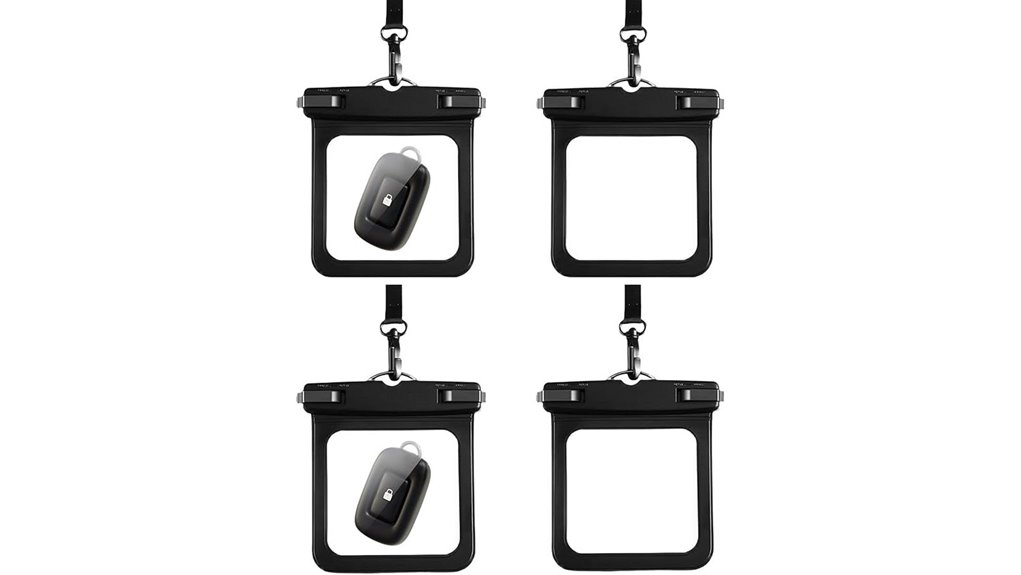 Best Waterproof Money Pouches for Boat Days 8 black waterproof key money pouch