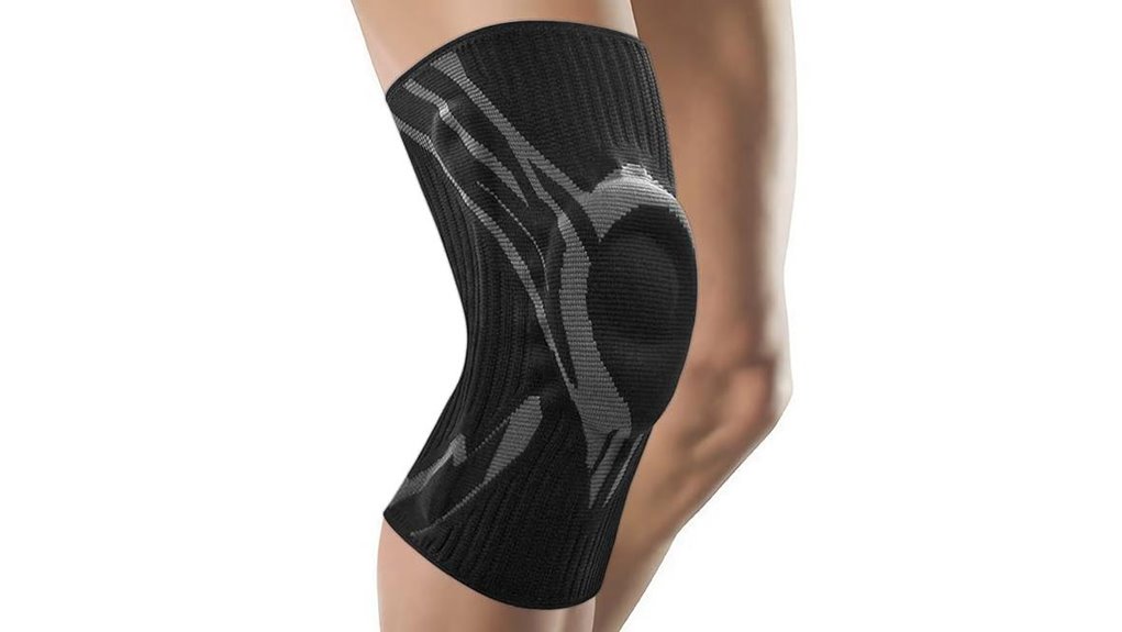 black xxl knee compression