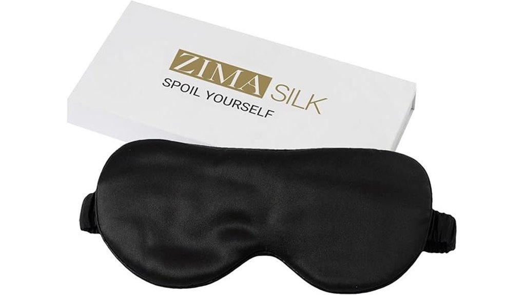 The Best Silk Sleep Masks for Anti-Aging Comfort 8 black zimasilk silk mask