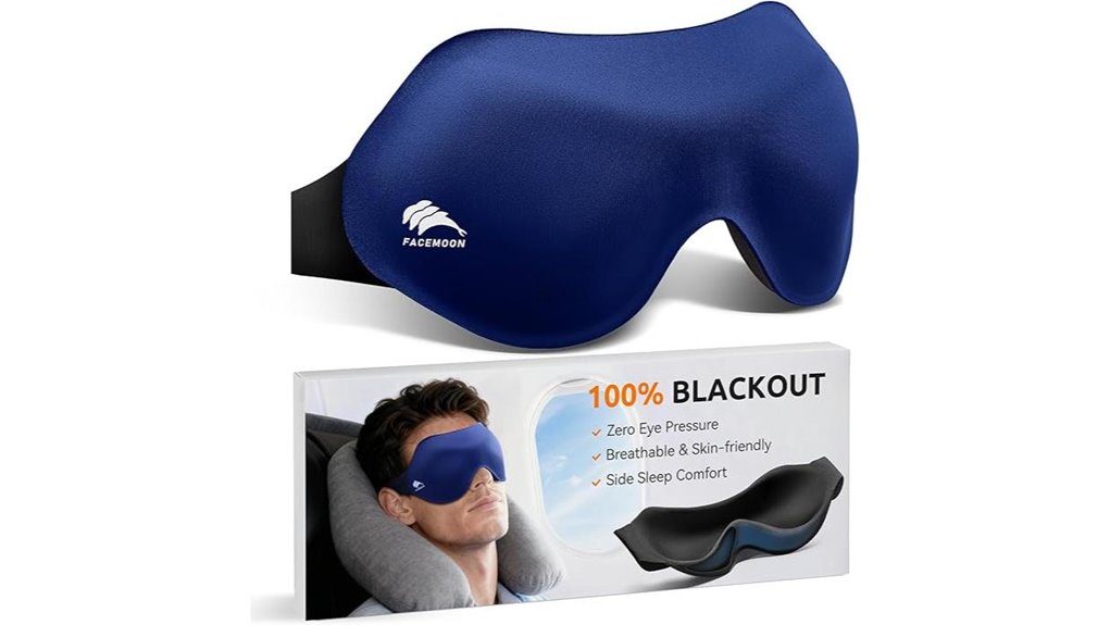 No Pressure Sleep Masks That Keep You Comfortable on Flight 10 blackout 3d zero pressure mask