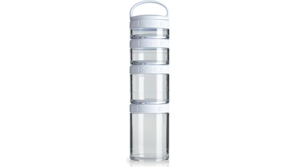 blenderbottle twist lock storage jars