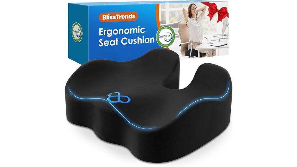 Best Travel Seat Cushions to Ease Tailbone Pain (Gel vs Foam) 11 blissful memory foam cushion