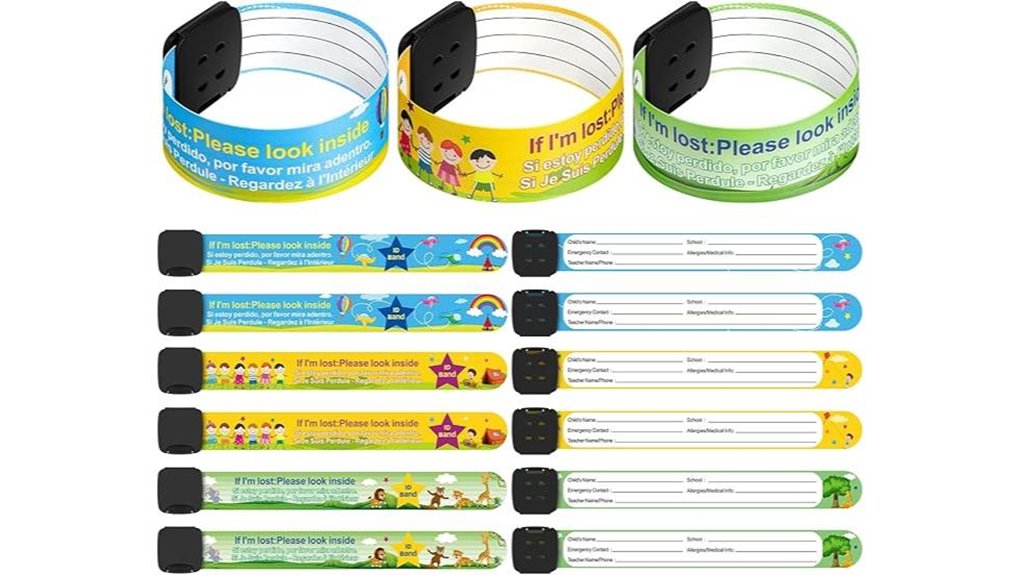 Best Child Identification Bracelets for Crowd Safety 7 blosssound kids id wristbands