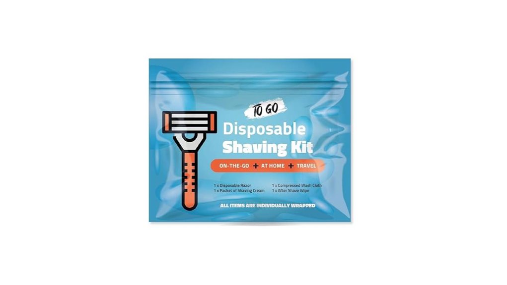 Top Shaving Kits for Carry‑On Only (Blade‑Safe Systems) 12 blue disposable travel shaver