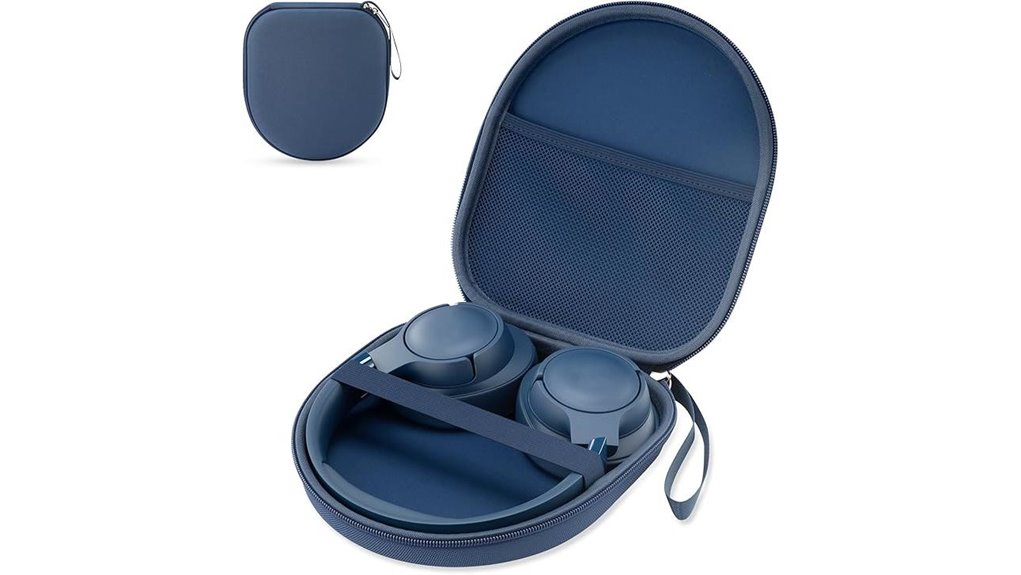 blue jbl sony noise cancelling case