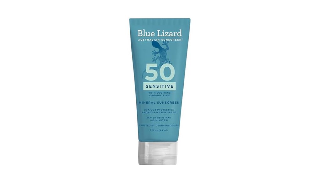 Top Travel Sunscreens Sensitive Skin Can Trust (No Sting) 1 blue lizard mineral sunscreen