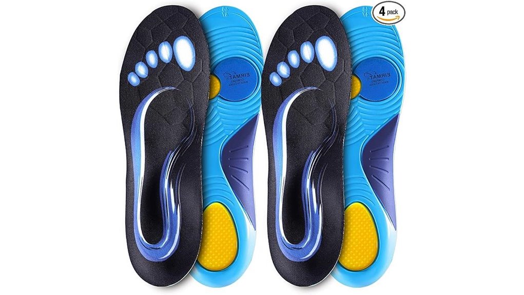 Top Insole Picks for Shock Absorption on Cobblestone Cities 15 blue plantar fasciitis insoles