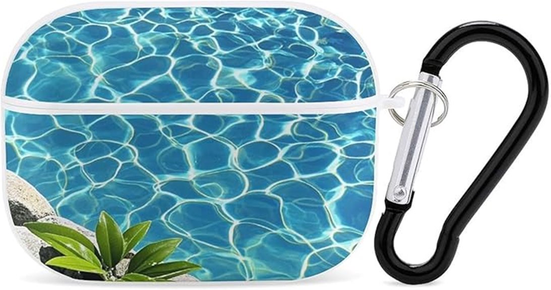 Best Waterproof Cases for Earbuds: Keep Dry During Pool Days 4 blue waterproof earbuds case