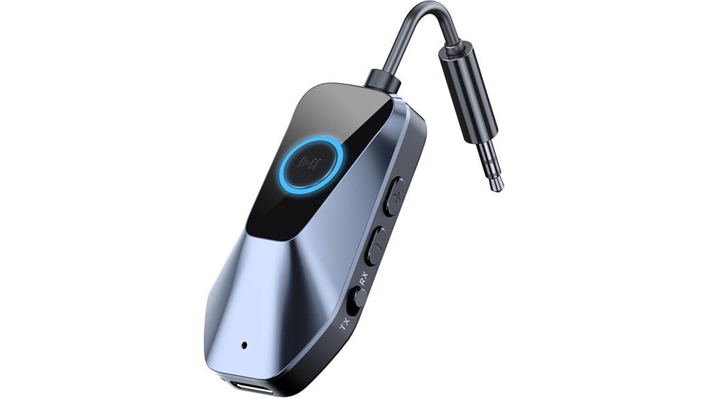 Top Bluetooth Audio Transmitters for Airplane Entertainment 10 bluetooth 5 3 3 5mm adapter