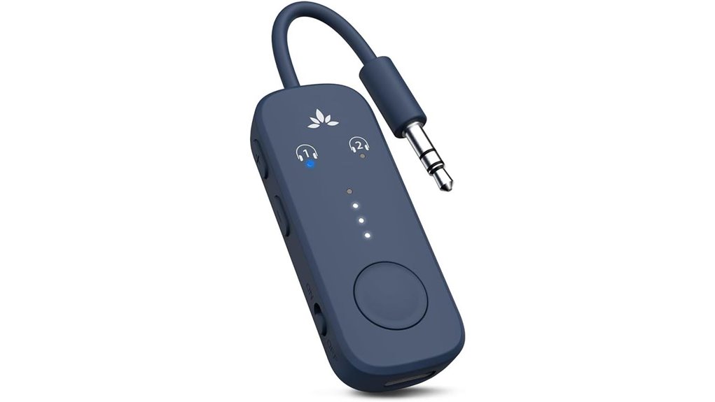 Top Bluetooth Audio Transmitters for Airplane Entertainment 13 bluetooth adapter dual playtime