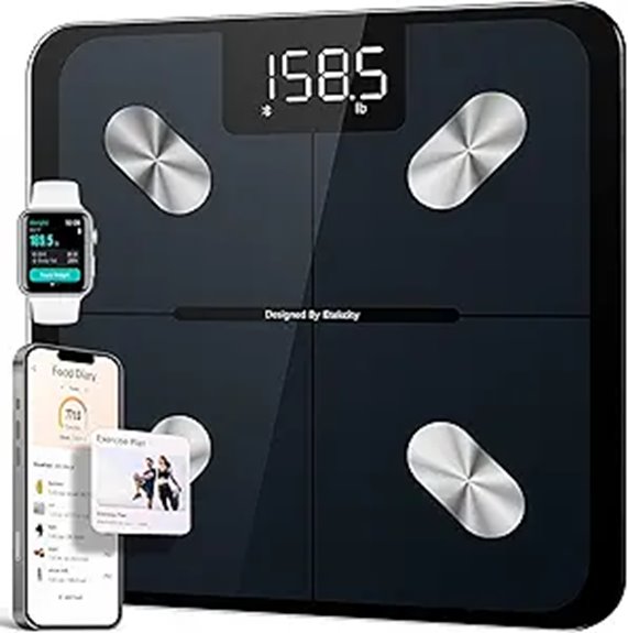 Top Bathroom Scales That Give Accurate Readings 3 bluetooth body fat scale