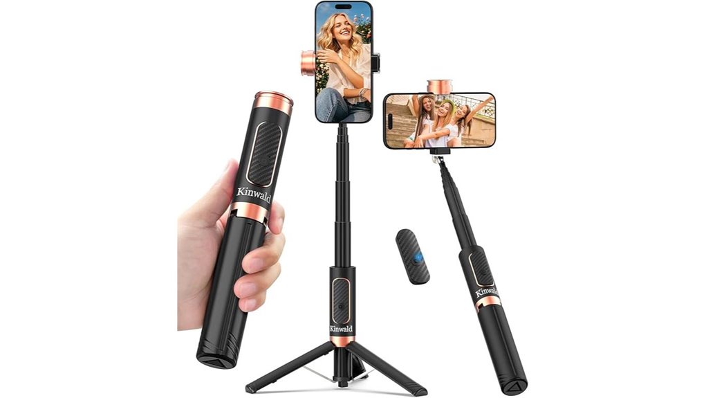 bluetooth selfie stick tripod