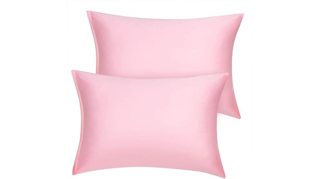 Travel Pillowcases: Silk, Satin & Cotton — Your Comfort Guide 6 blush satin travel pillowcase