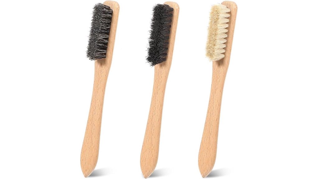 Travel Laundry Brushes Tiny but Effective for Travelers 2 boar bristle stain brush
