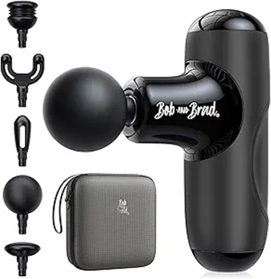 Best Travel Massage Guns (Mini Size) You’ll Want in Your Bag 3 bob brad q2 mini