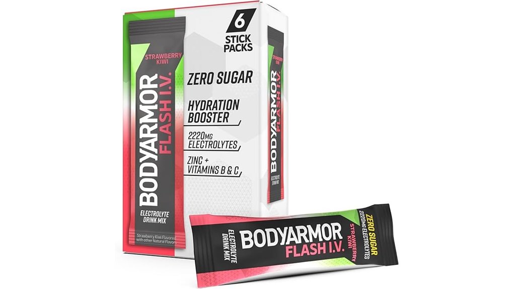Best Rehydration Packets For Travel That Keep You Hydrated 8 bodyarmor strawberry kiwi packets