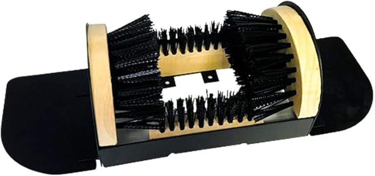 boot shoe brush scraper