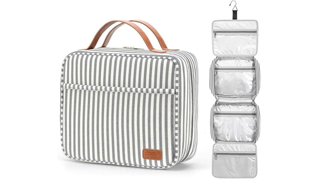 bosidu 4 compartment toiletry bag