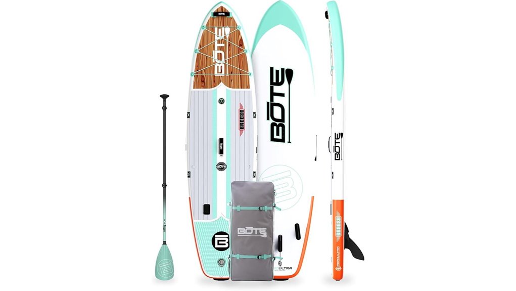 Best Travel-Friendly Inflatable Stand Up Paddleboards 12 bote 6 inch breeze sup