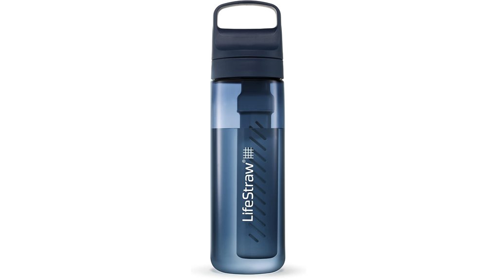 Portable Water Filters for Travelers: Straw vs Bottle 2 bpa free 22oz water filter