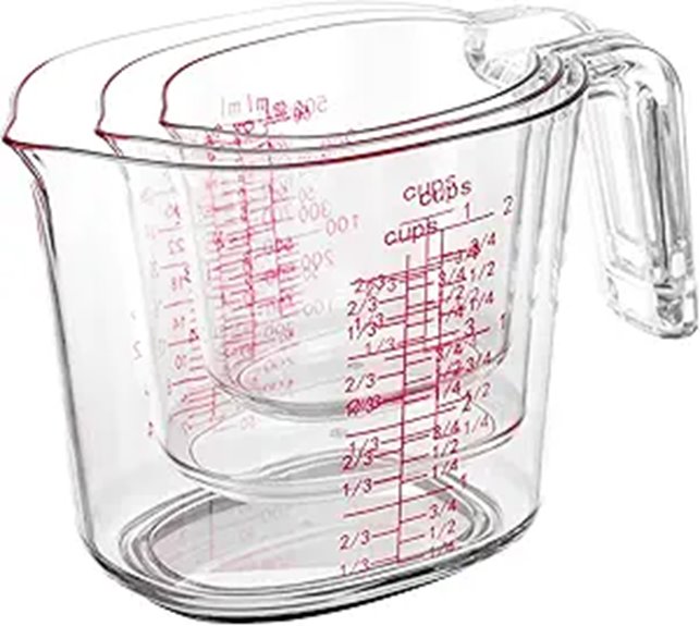 Best Measuring Jug (Liquid Measuring Cup) Chefs Swear By 1 bpa free 3 piece nesting cups