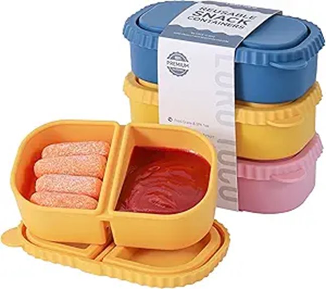 Leak-Proof Reusable Snack Containers to Keep Your Day Tours Fresh 4 bpa free leakproof snack containers