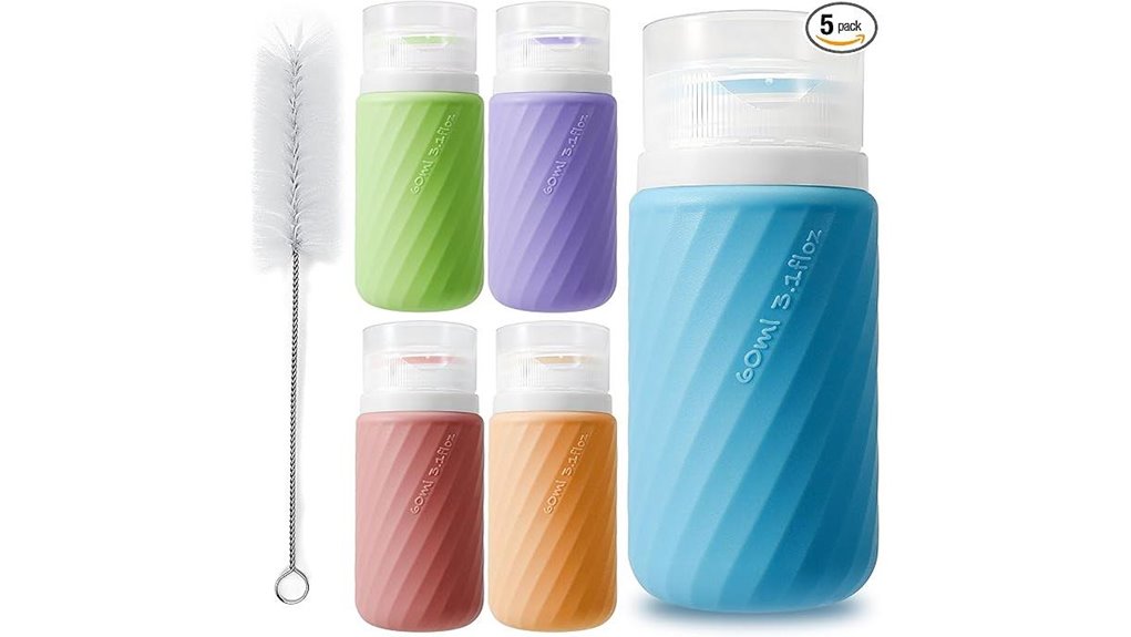 Leakproof Condiment Containers: Top Defense for Travel Lunch 3 bpa free leakproof travel bottles