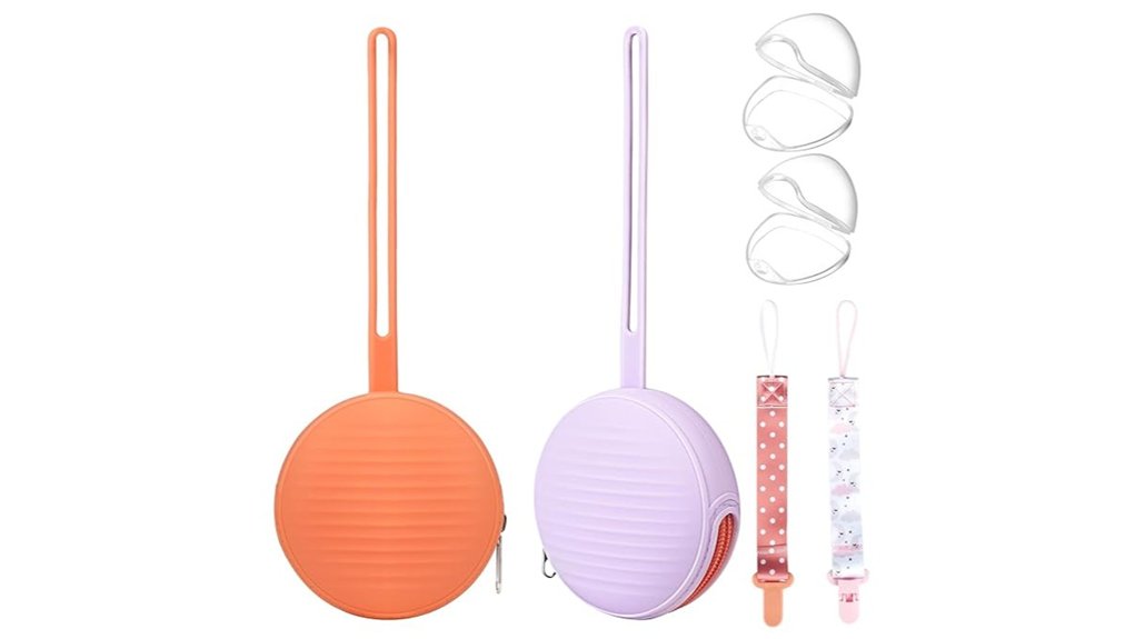 bpa free pacifier case set