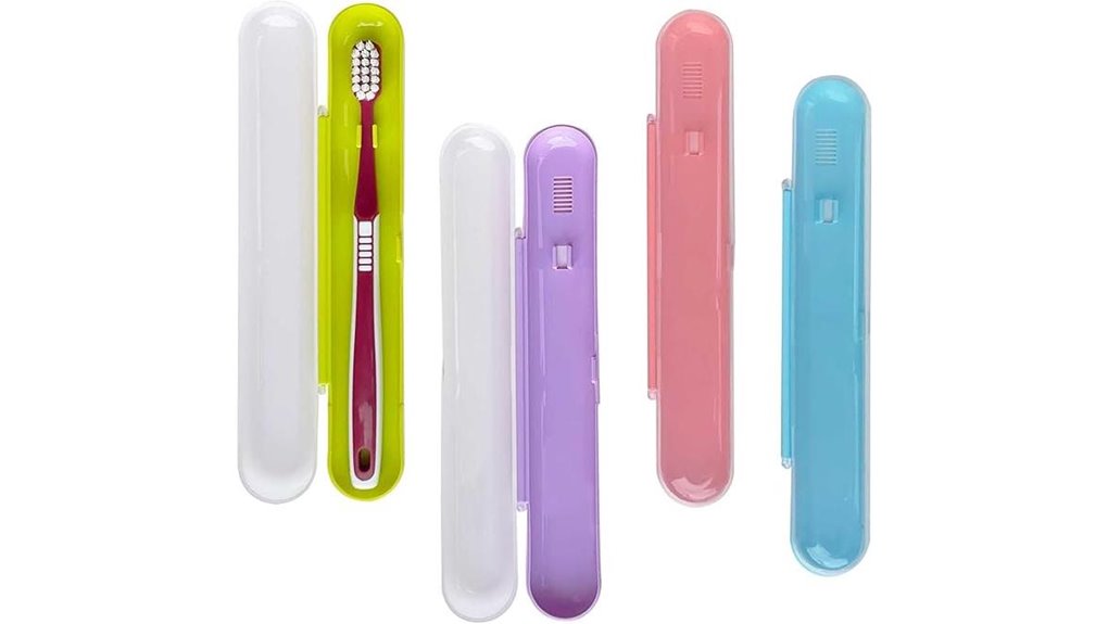 breathable 4 pack toothbrush organizer