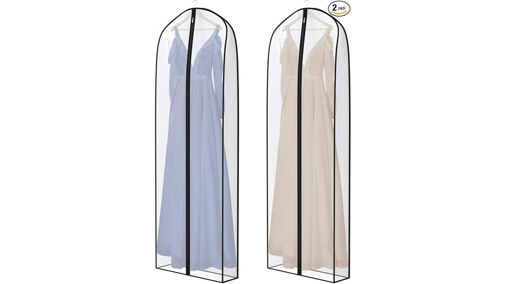 Best Dress Bags That Won't Crease on Your Wedding Trip 6 breathable 72 inch dress bag