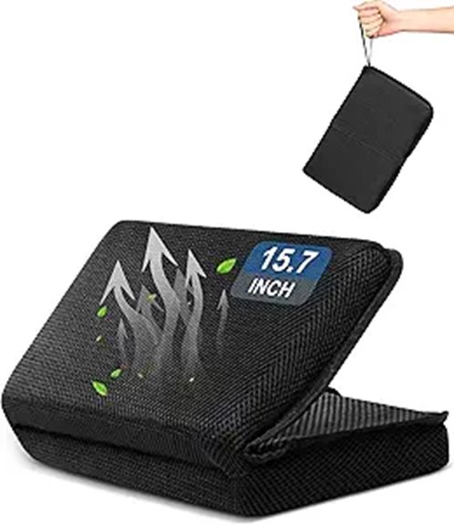 Travel Seat Cushions That Turn Long Flights Into Cozy Lounges 13 breathable airplane seat cushion