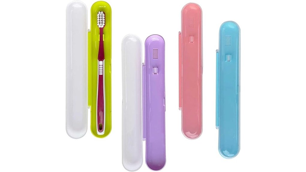 Best Travel Toothbrush Cases That Dry Instantly and Vent 10 breathable plastic 4 pack cases