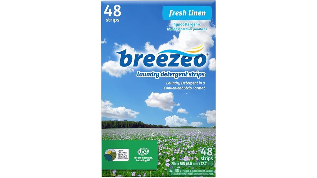 Laundry Detergent Sheets For Handwashing: The Ultimate Pick 8 breezeo 48 strips fresh linen