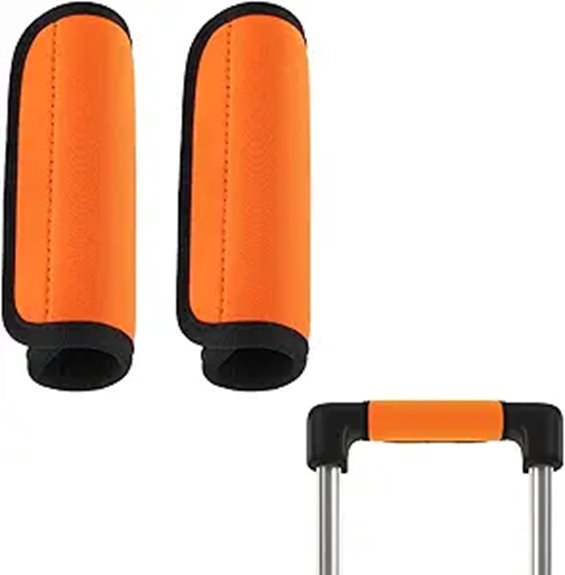 bright orange neoprene wraps