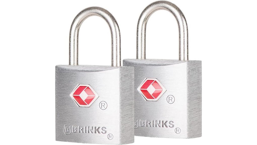 Best Small Padlocks for Travel: Smooth Shackle You’ll Love 10 brinks 22mm tsa padlocks