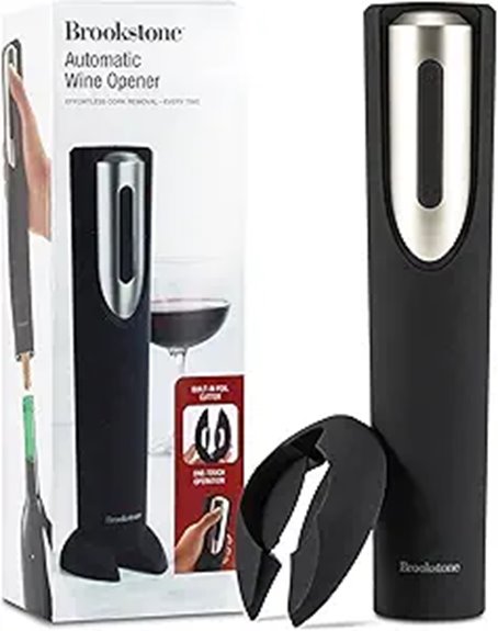 Best Electric Wine Opener That Makes Corks Pop Effortlessly 15 brookstone electric wine opener
