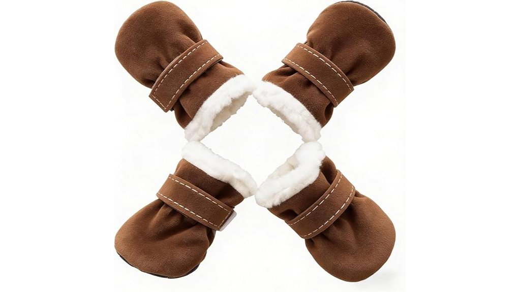 brown large winter booties