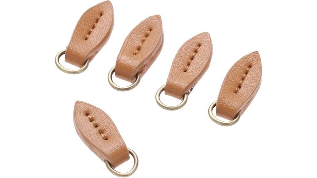 Best Replacement Zipper Pulls for Travel Bags to Fix Instead 15 brown leaf shaped zipper pulls