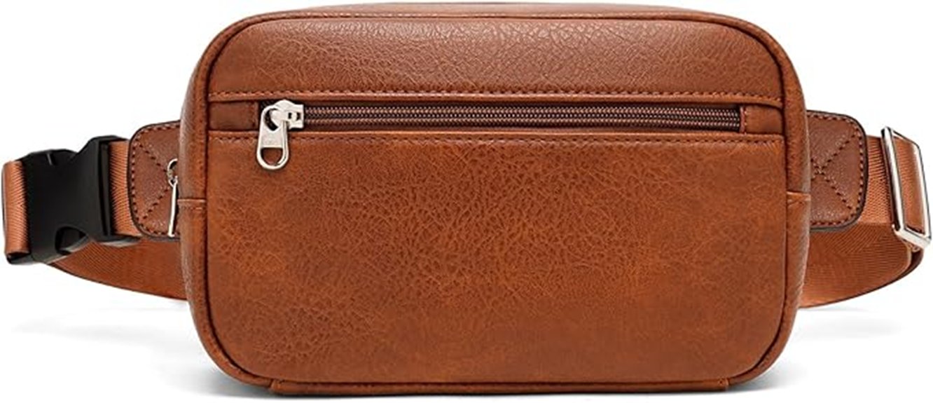 Crossbody Waist Packs For Travelers That Keep You Organized 9 brown rfid anti theft waistpack