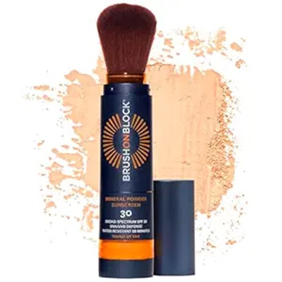 Sunscreen Powder Brushes for Travel Reapply Over Makeup 13 brush on spf 30 mineral sunscreen