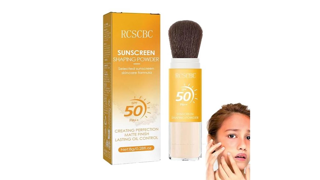 brush spf50 sunscreen powder
