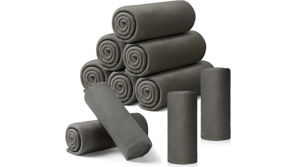 buryeah ten pack fleece blanket