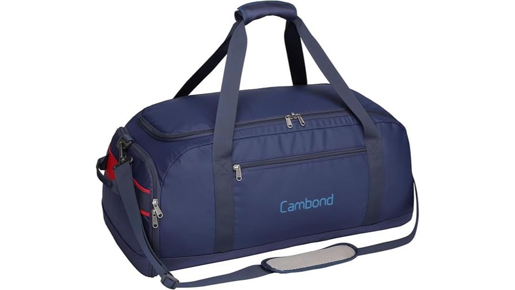 Best Foldable Travel Duffels With End Shoe Pockets 3 cambond 60l duffle shoes