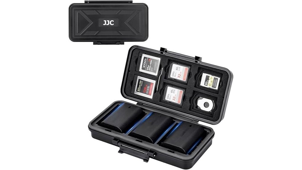 camera battery card case