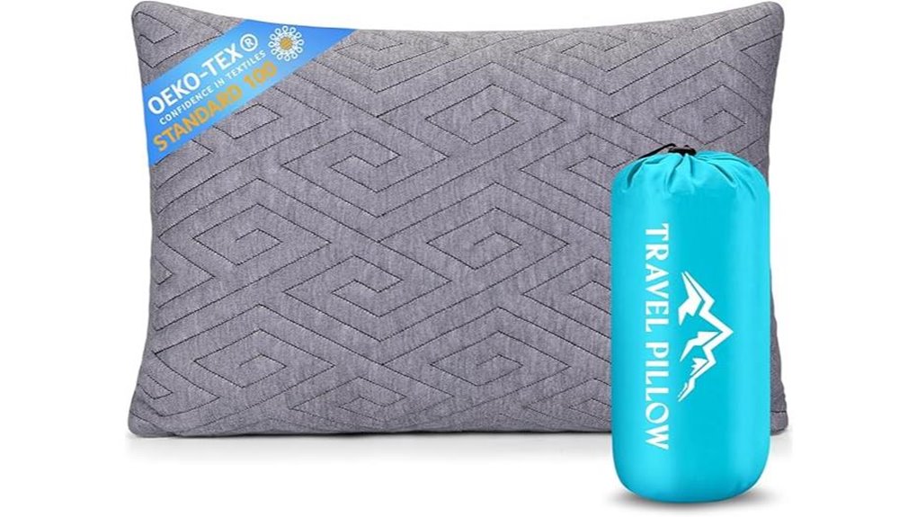 Say Goodbye to Flat Nights: Foam Camping Pillow (No Puncture) 8 camping memory foam pillow