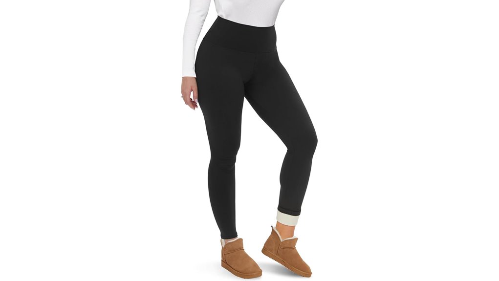 Travel-Ready Thermal Leggings That Never Itch 10 campsnail high waist fleece leggings