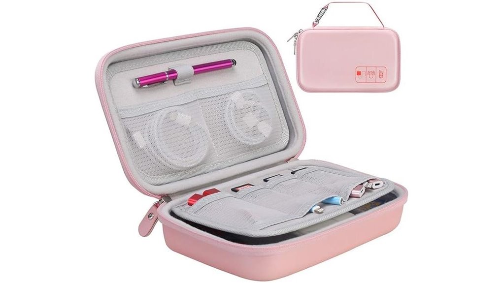 canboc rose gold organizer