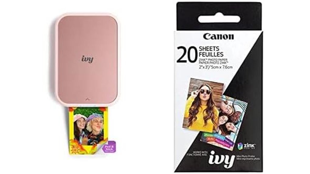 canon mini sticky back zink