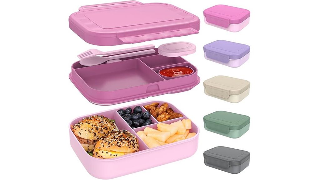 Top Leak‑Resistant Bento‑Style Lunch Boxes for Day Tours 11 caperci stackable cherry blossom